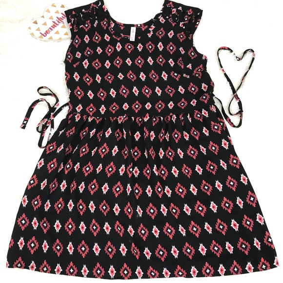 2 for $20 Xhilaration Sleeveless Black Red Dress S - Picture 4 of 7